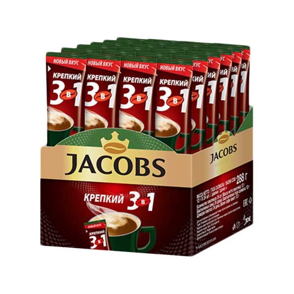 قهوه فوری 3x1 اینتنس جاکوبز بسته 24 عددی