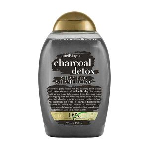 شامپو مو او جی ایکس مدل Purifying & Charcoal Detox حجم 385 میلی لیتر