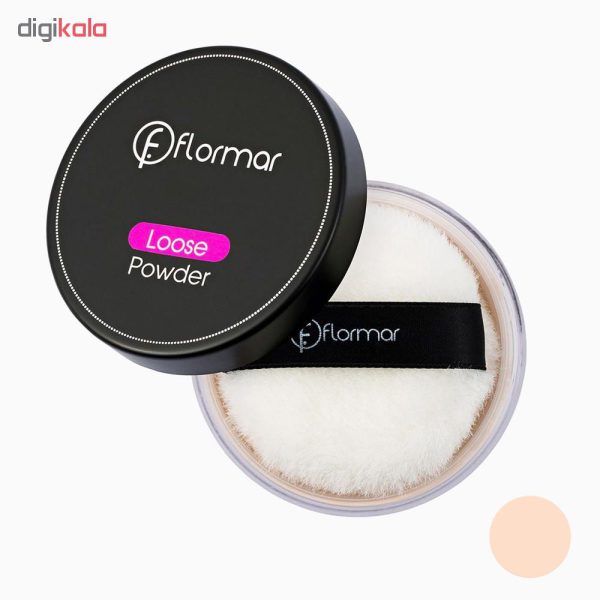 پودر تثبیت کننده آرایش فلورمار مدل Loose Powder شماره 01 | گارانتی اصالت و سلامت فیزیکی کالا