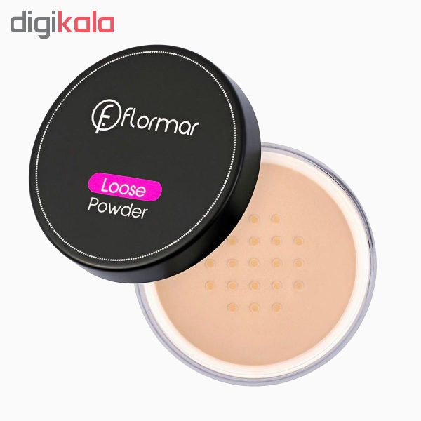 پودر تثبیت کننده آرایش فلورمار مدل Loose Powder شماره 01 | گارانتی اصالت و سلامت فیزیکی کالا