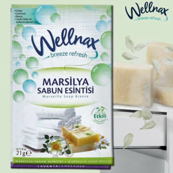 خوشبو کننده و ضد بید کمد لباس ولنکس مدل MARSHILLE SOAP BREEZE حجم 210 میلی لیتر | گارانتی اصالت و سلامت فیزیکی کالا