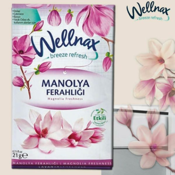 خوشبو کننده و ضد بید کمد لباس ولنکس مدل MAGNOLIA FRESHNESS حجم 210 میلی لیتر | گارانتی اصالت و سلامت فیزیکی کالا